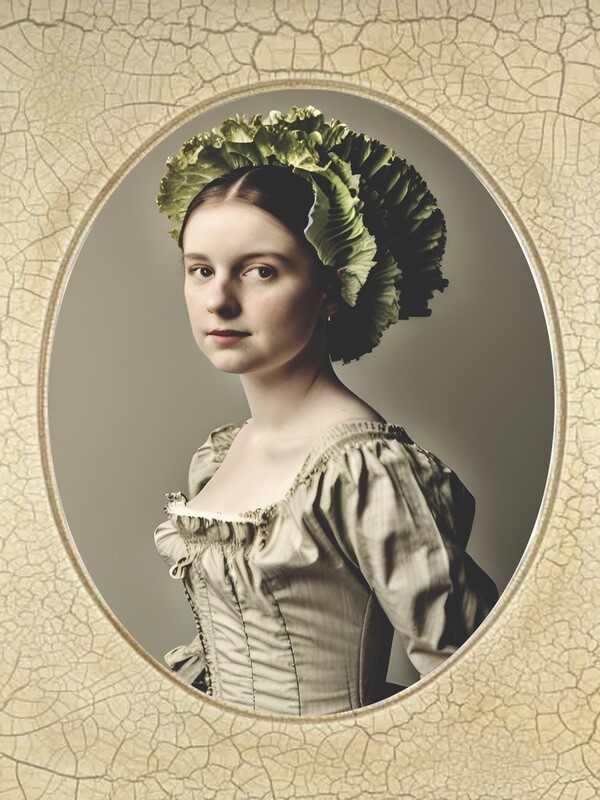 The Lady with Lettuce