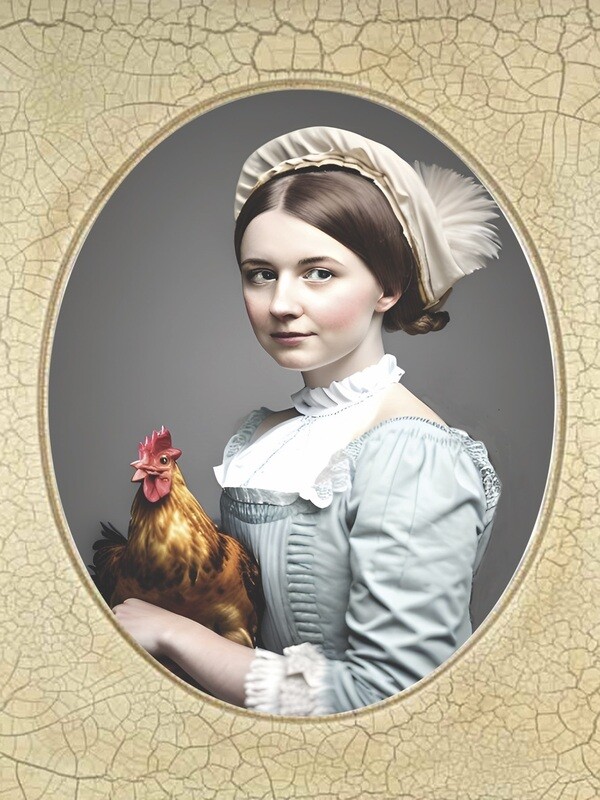 The Lady with Chicken