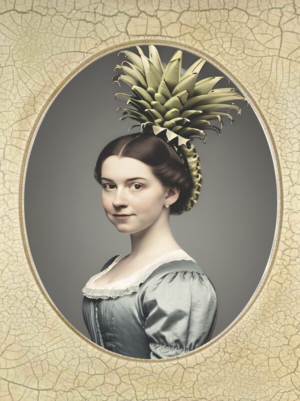 The Lady with Ananas