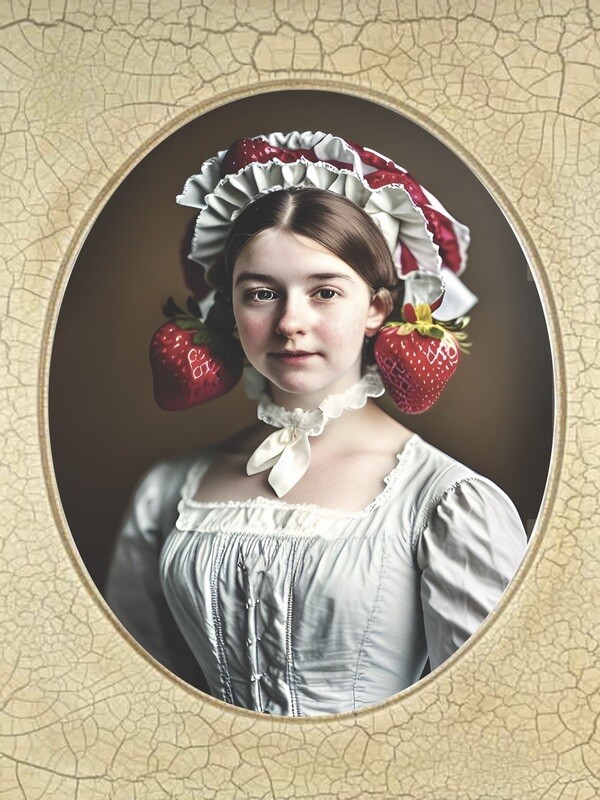 The Lady with Strawberries