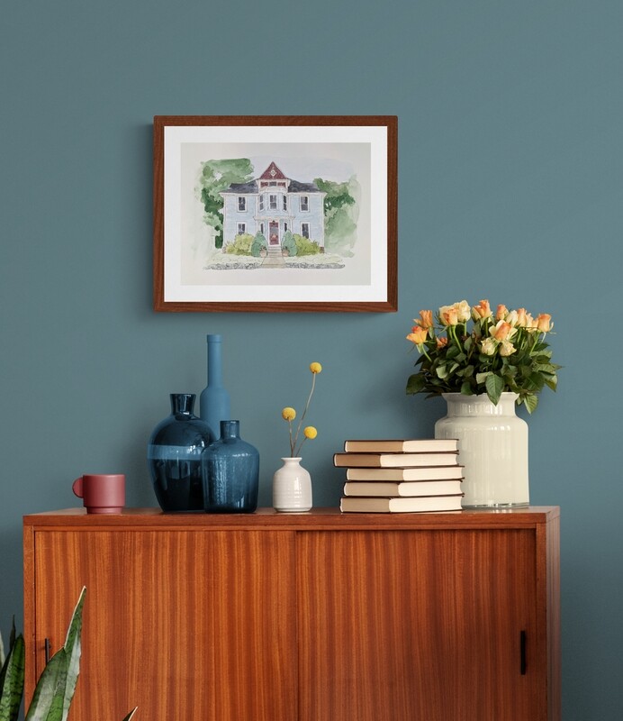 8x10 Watercolor Painting