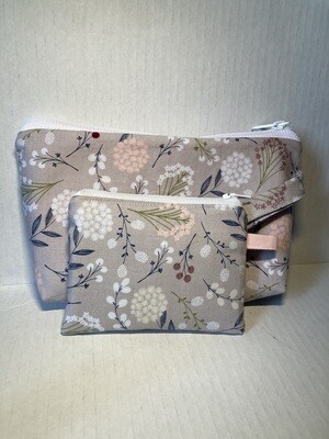 Zipper Pouch Set