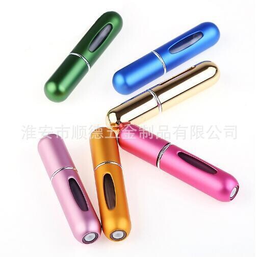 5ml Perfume Bottle Bottled Bottom Filling Self-pump Recyclable Refillable Spray Bottle High-end Portable Cosmetic Bottle