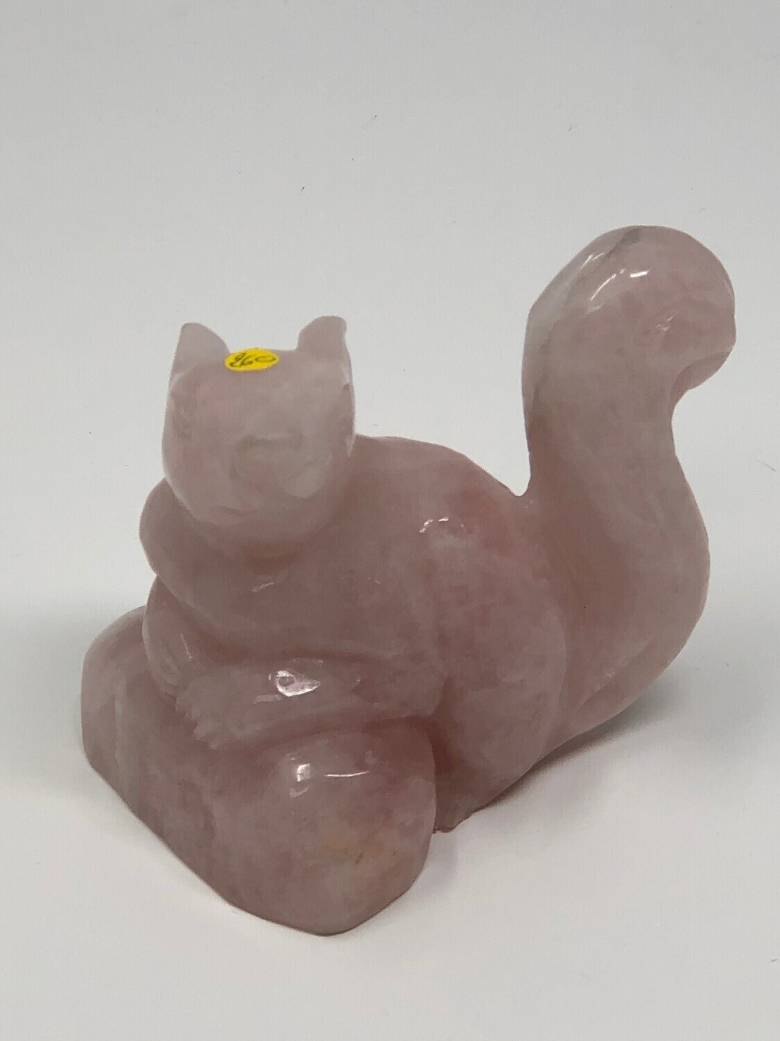 Ecureuil en quartz rose
