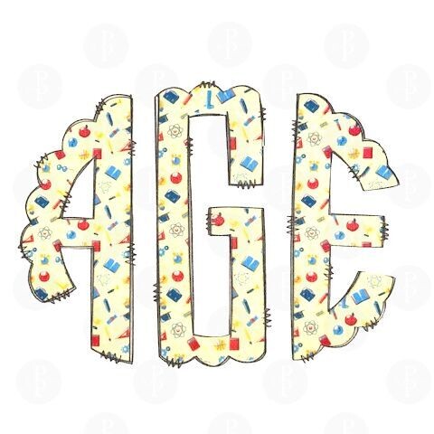 Back to School Monogram Shirt