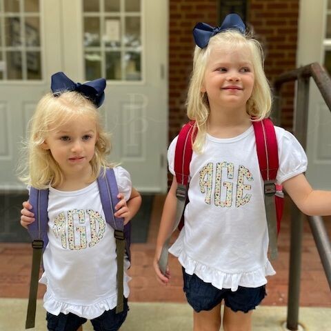 Back to School Monogram Shirt