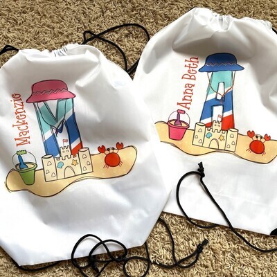 Personalized Draw String Backpack