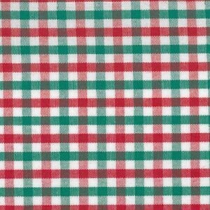 Christmas Tri Check Fabric