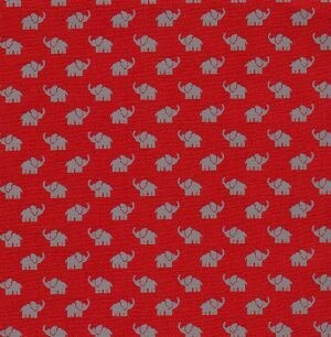 Grey Elephant Fabric