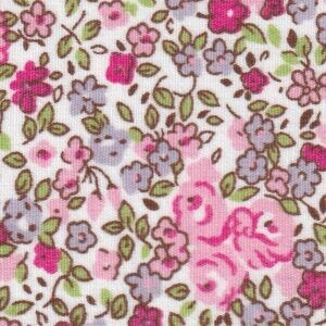 Pink Lavender Floral Fabric