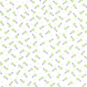 Purple Floral Fabric