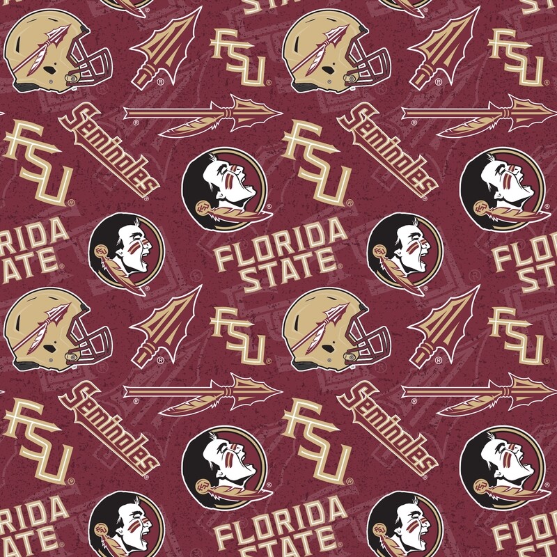 Florida State Tone on Tone Fabric