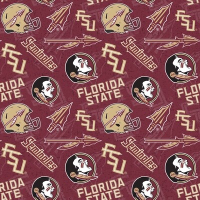 Florida State Tone on Tone Fabric