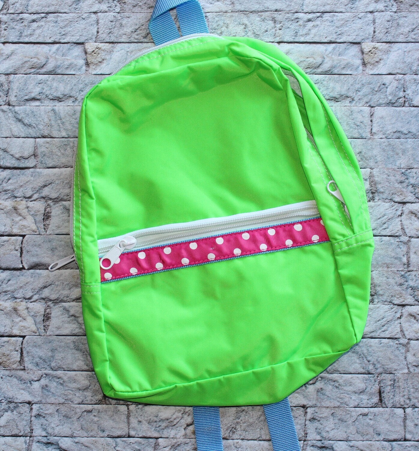 Lime Nylon Toddler Backpack