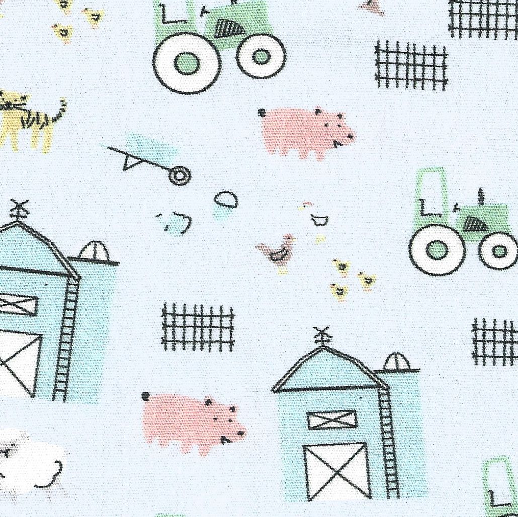 Blue Farm Fabric