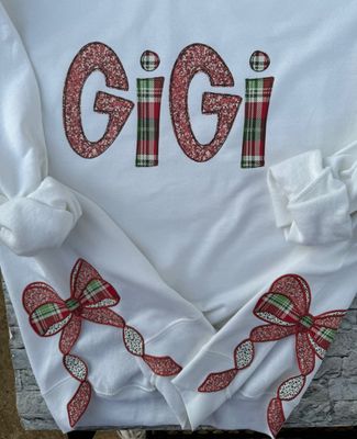 GiGi Sweatshirt with Side Split Bows