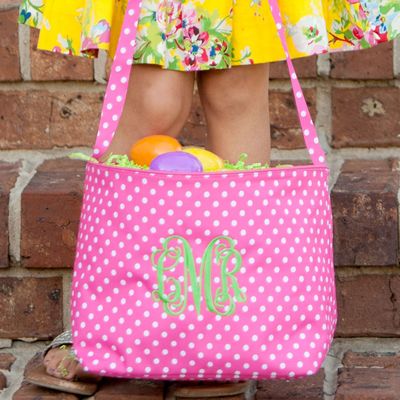 Pink Polka Dot Bucket