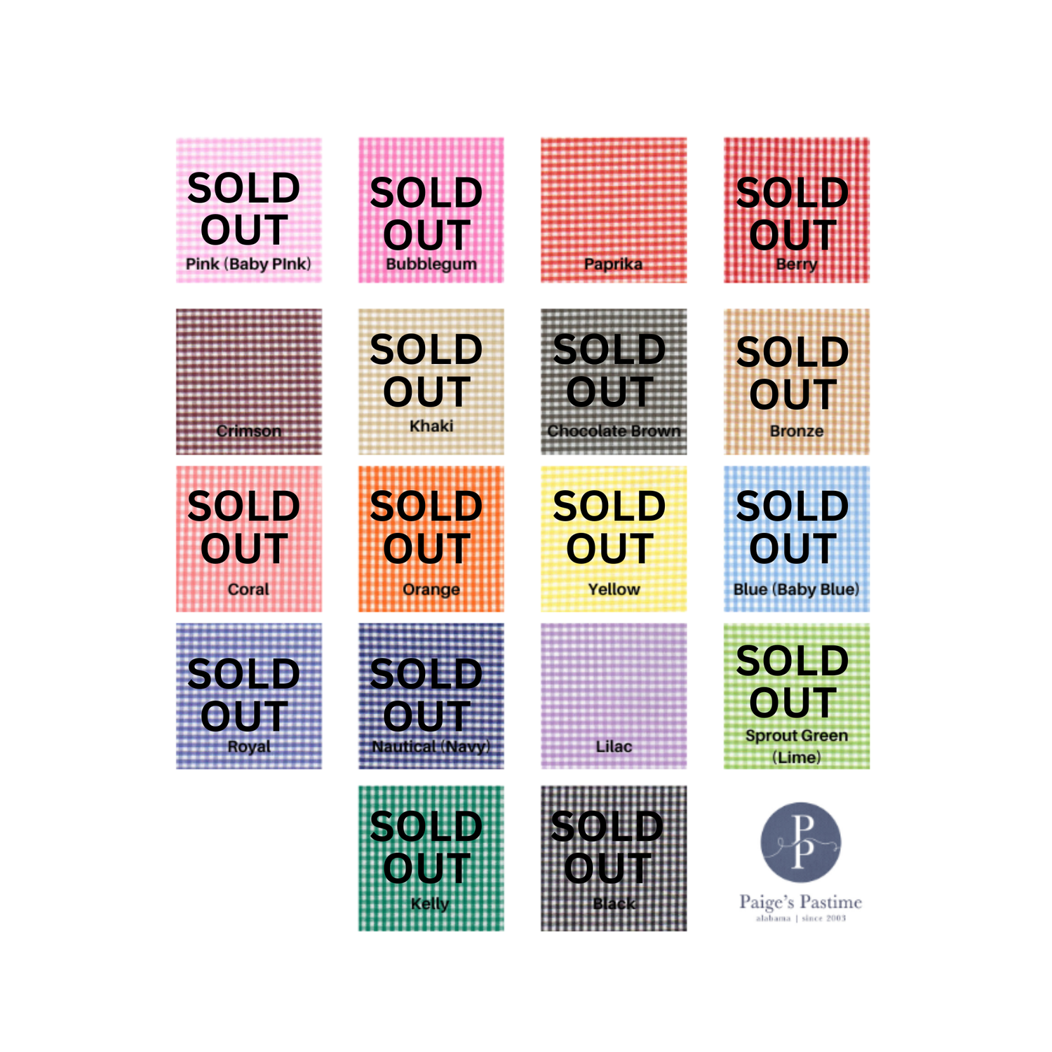 Gingham Fabric