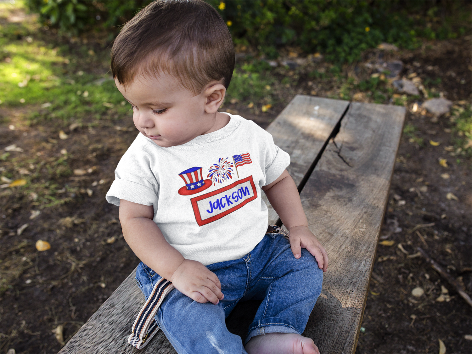Patriotic Nameplate Shirt
