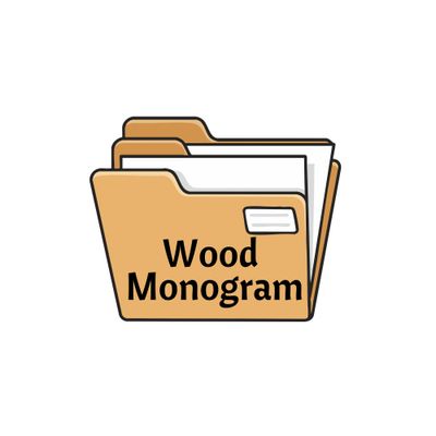 Wooden Monograms