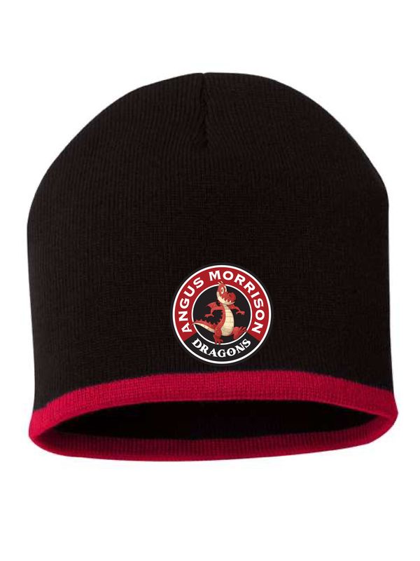 ​Angus Morrison Dragons Black &amp; Red Beanie