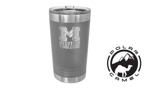 Polar Camel Pint Tumbler - Dark Grey: 16 oz.-107756