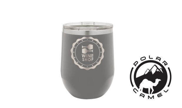 Polar Camel Stemless Wine Tumbler - Dark Grey: 12 oz.-107773
