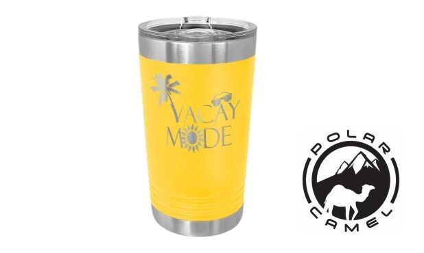 Polar Camel Pint Tumbler - Yellow: 16 oz.-107762