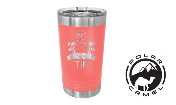 Polar Camel Pint Tumbler - Coral: 16 oz.-107763
