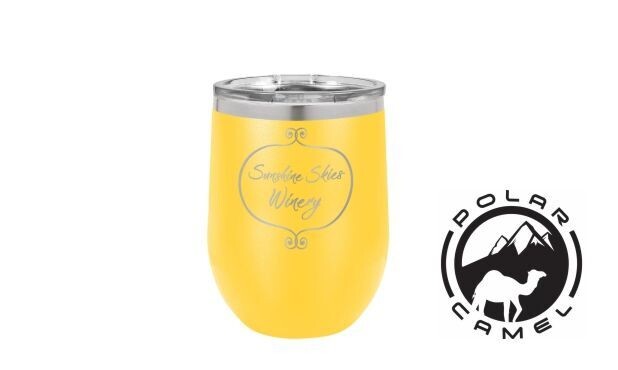 Polar Camel Stemless Wine Tumbler - Yellow: 12 oz.-107779