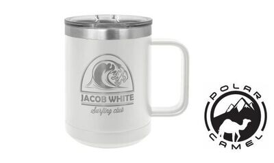 Polar Camel Mug - White: 15 oz.-107812