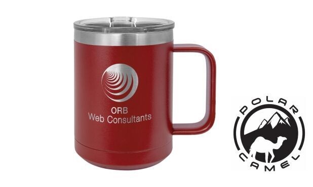 Polar Camel Mug - Maroon: 15 oz.-107811