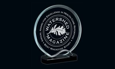 Congo Glass Award: 7" x 7-1/2"-100788