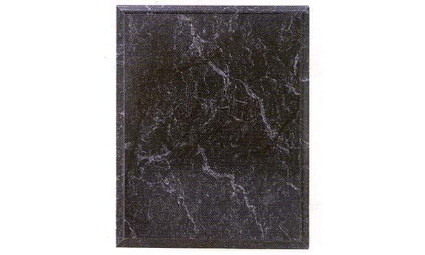 Black Marble Laminate Plaque: 7" x 9"-101340