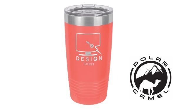 Polar Camel Ringneck Tumbler - Coral: 20 oz.-107797