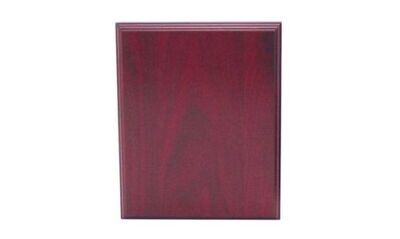 Solid Walnut Regular Edge Plaque with Rosewood Stain: 9" x 12"-101440