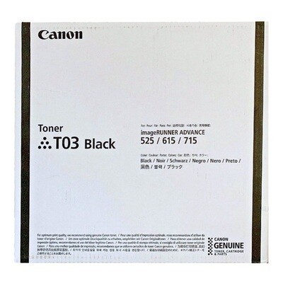 Canon T03 Black Toner Cartridge 2725C001AA