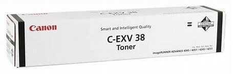 Canon C-EXV38 Black Toner Cartridge 4791B002AA