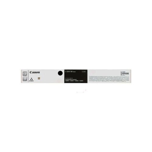 Canon C-EXV58 Black Toner Cartridge  3763C002AA