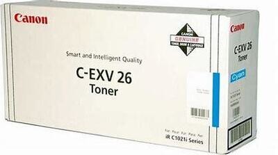 Canon C-EXV26 Cyan Toner Cartridge 1659B006AA Canon C-EXV26 Cyan Toner Cartridge 1659B006AA