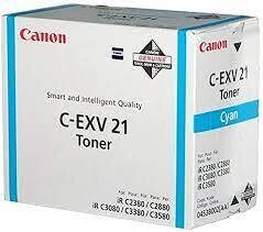 Canon C-EXV21 Cyan Toner Cartridge 0453C002AA