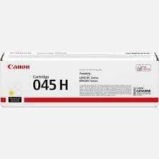 Canon 045H High Capacity Yellow Toner Cartridge 1243C002AA
