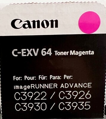 Canon C-EXV64 Magenta Toner Cartridge 5755C002AA