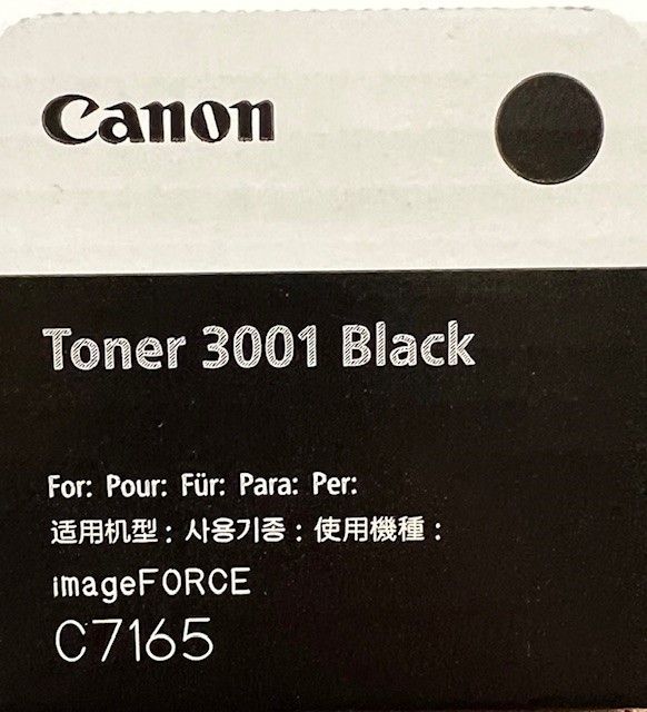 Canon 3001 Black Toner Cartridge 6942C001AA