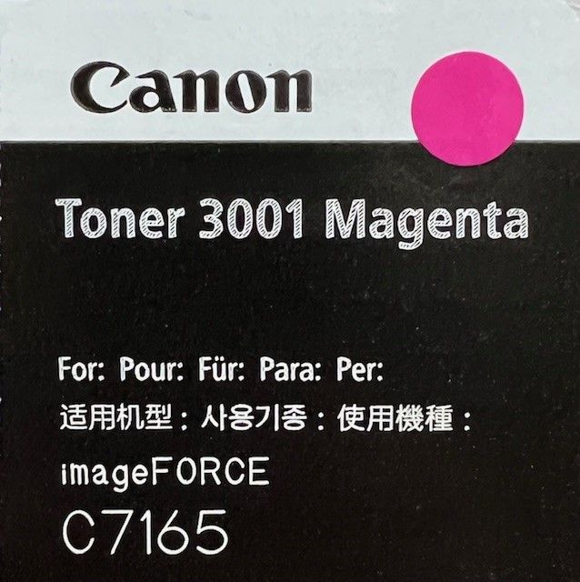 Canon 3001 Magenta Toner Cartridge 6494C001AA
