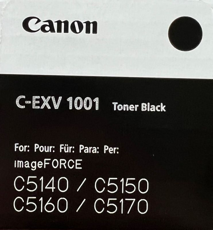 Canon C-EXV1001 Black Toner Cartridge 6137C002AA