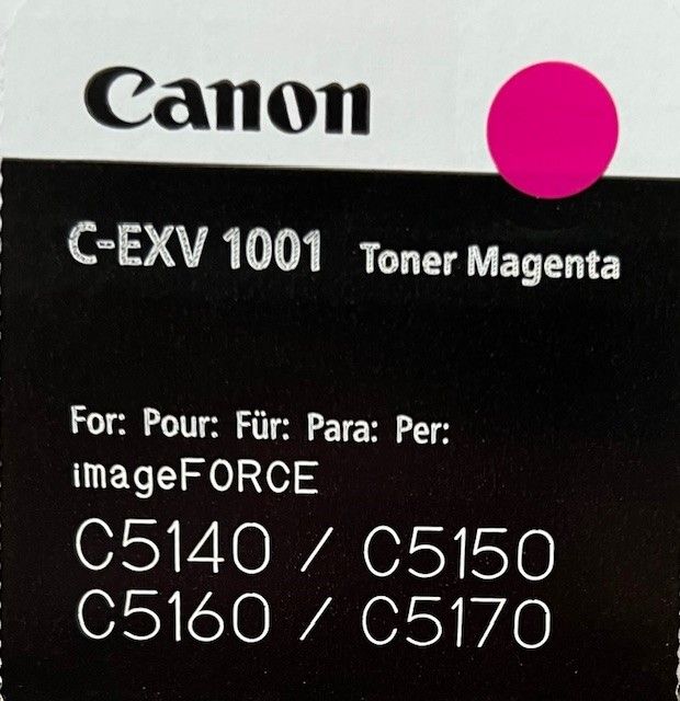 Canon C-EXV1001 Magenta Toner Cartridge 6139C002AA Canon C-EXV1001 Magenta Toner Cartridge 6139C002AA