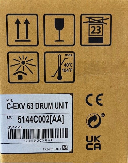 Canon C-EXV63 Black Drum Unit 5144C002AA Canon C-EXV63 Black Drum Unit 5144C002AA