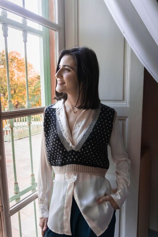 Pattern Gilet antracite