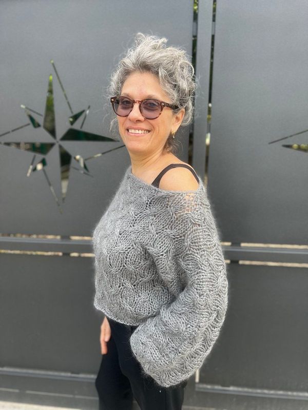 Pattern Maglia a Trecce Piatte